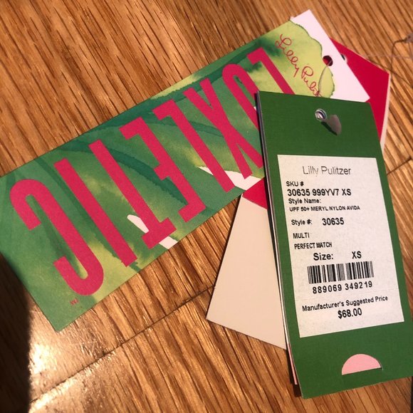 NWT XXS Lilly Pulitzer Tank Top With Built-In Bra - Picture 3 of 4